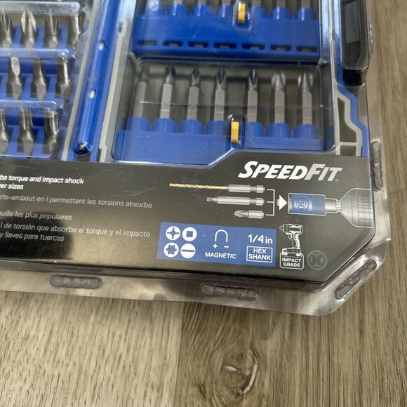 Kobalt 45 pc Power Driver Set 1/4 in Drive SpeedFit Torx Philips Square Slot - Picture 5 of 8